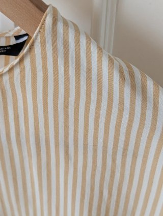 Blusa Zara rayas amarillas Talla XS