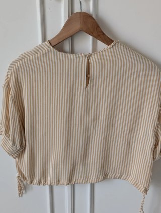 Blusa Zara rayas amarillas Talla XS