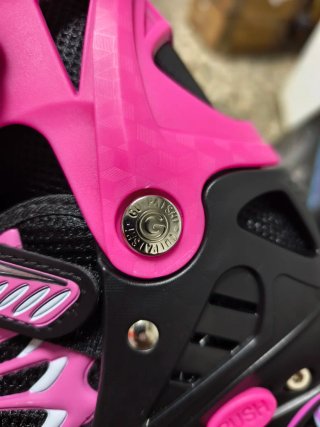 Patines en Línea Ajustables Rosa 33/37