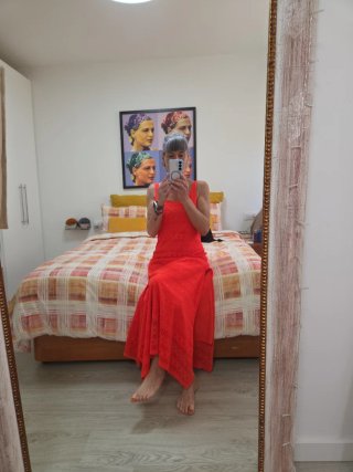 Vestido largo Calzedonia. Talla M. Spectacular.