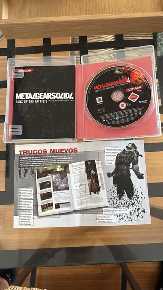 Metal Gear Solid 4 PS3 PAL España