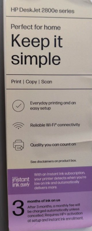 Impresora HP Deskjet 2820e