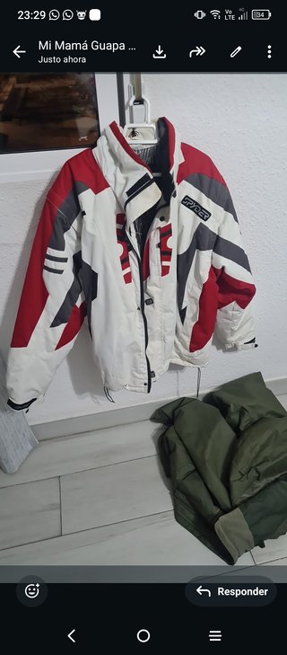 Chaqueta Spyder Roja y Blanca