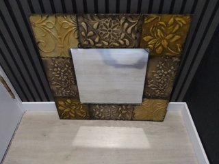 Espejo Metálico Decorativo
