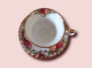 Taza de café y 1 de té Royal Albert Old Country