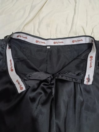 Pantalón pirata moros y cristianos negro.