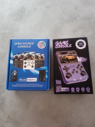 Consola Retro Morada vendo o cambio por tablet