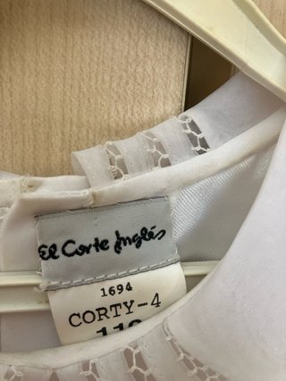 Vestido de Comunión Talla 110 edad  de 6 a 8 años