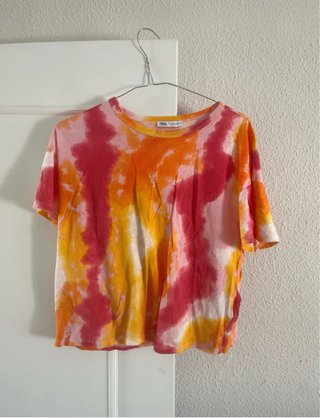 Camiseta Zara Tie Dye Talla M
