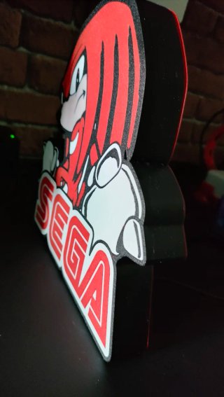 Lámpara LED Knuckles Sonic SEGA