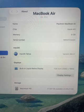 MacBook Air 13 M2 Space Grey