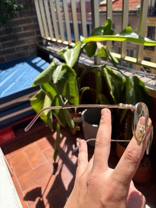 Gafas Vintage de lujo Titanio 90s