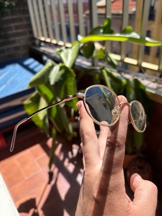 Gafas Vintage de lujo Titanio 90s