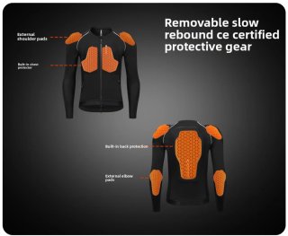 Chaqueta Protección Moto WOSAWE Talla XL