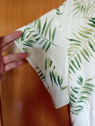 Vestido Verano Mujer Hojas Verdes