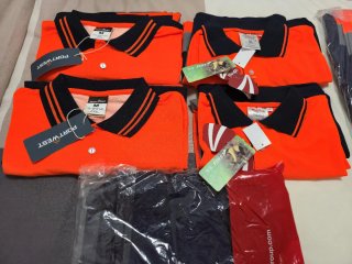 Lote Ropa de trabajo PORTWEST Naranja Azul Talla M