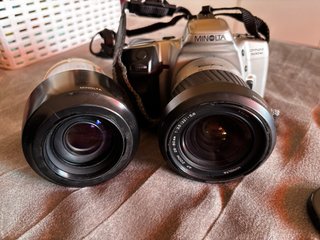 Reflex Minolta Dynax 500si Analógica + Lentes