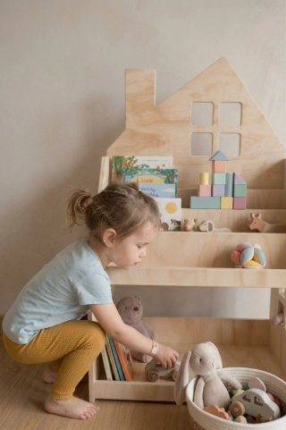 Scaffale Montessori 2 in 1 per bambini NEW