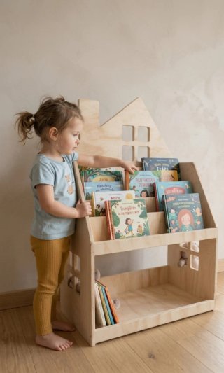Scaffale Montessori 2 in 1 per bambini NEW
