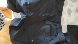 Bermudas Zara chico negras