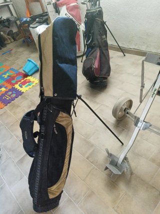 Sacca e carrello da golf