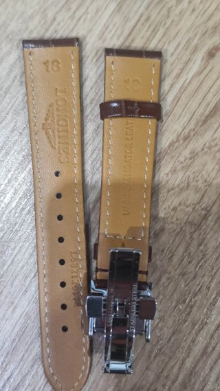 Correas Longines Piel Marrón 18mm