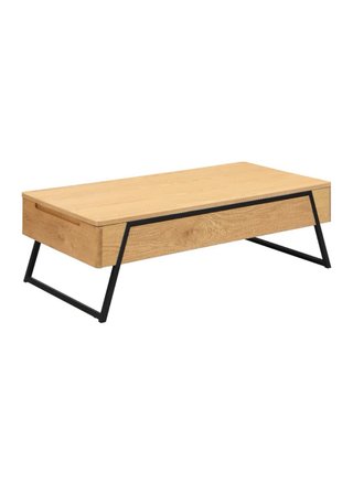 Mesa de centro elevable madera y metal ¡NUEVA!
