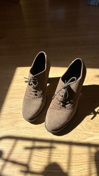 Zapatos de tacón de ante