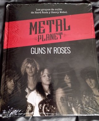 Libro Metal Planet GUNS N ROSES - Nuevo