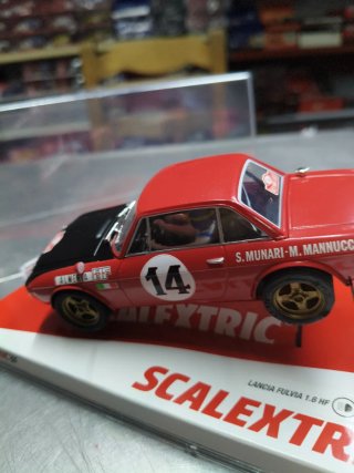 Scalextric Lancia Fulvia 1.6 HF Munari Mannucci