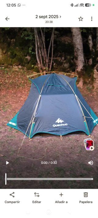 Tienda campaña Quechua Quick Hiker 2