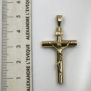 Cruz con Cristo oro 18k