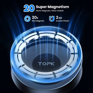 Soporte móvil coche magnético TOPK MagSafe