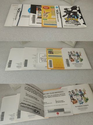 🇪🇸 Pack Pokémon Negra y Blanca ORIGINALES DS