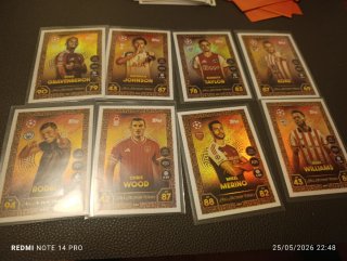 Cartas de fútbol Topps Champions League