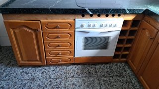 Cocina clásica madera maciza