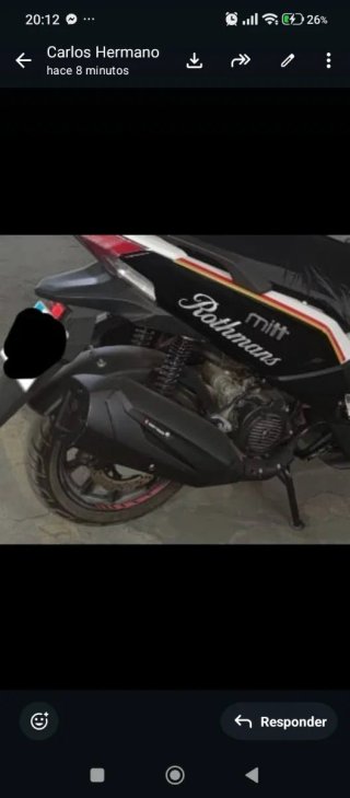 Se cambia moto MIIT Chesterfield 125cc