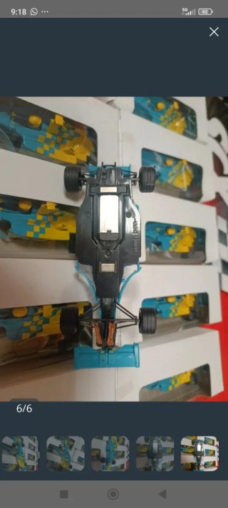 10 Coches Scalextric F1