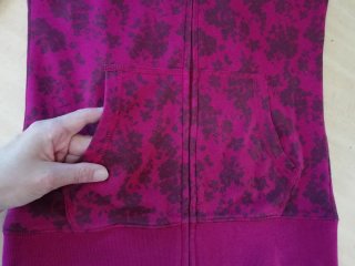 Sudadera C&A burdeos Talla XS Estampada