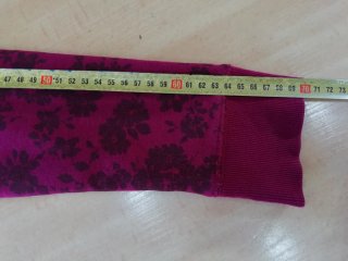 Sudadera C&A burdeos Talla XS Estampada