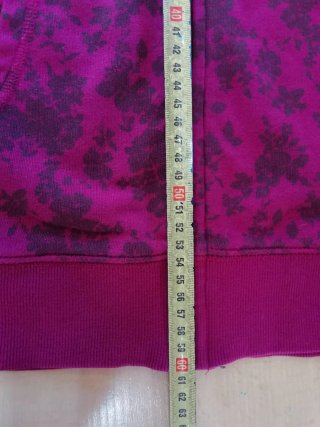 Sudadera C&A burdeos Talla XS Estampada