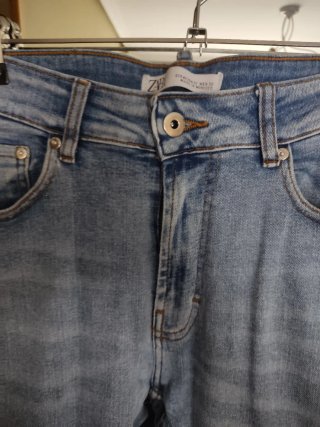 Vaqueros elásticos Zara Hombre Azul