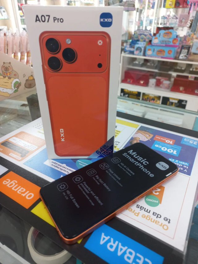 Cellulare A07 PRO Arancione 64GB