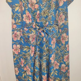 Mono floral azul Primark talla 34