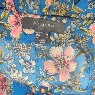 Mono floral azul Primark talla 34