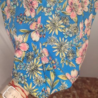 Mono floral azul Primark talla 34