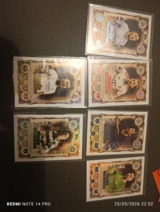 Colección Cartas Fútbol Topps Memories
