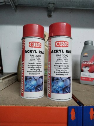 CRC Acryl Ral 3000 Spray Pintura Industrial