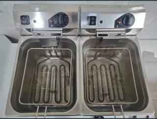 Freidora Eléctrica Doble Arilex