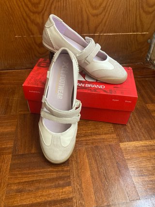 Bailarinas deportivas Xti beige y rosa